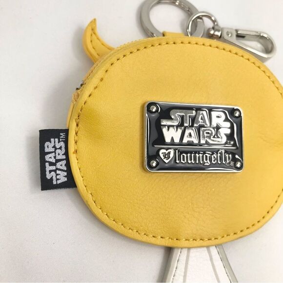 Loungefly Luke Skywalker LucasFilm Chibi Zipper Coin Bag Keychain RARE - Picture 9 of 16